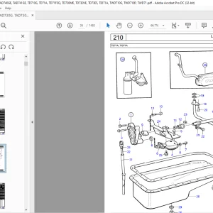 Volvo Penta TAD730G, TAD730P, TAD730V ,Industrial Engine Parts Manual - PDF