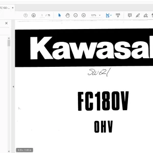 kawasaki FC180V Parts Manual - PDF DOWNLOAD