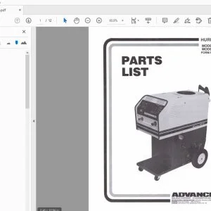 ADVANCE HURRICANE 600-HO 700-HO PARTS MANUAL - PDF DOWNLOAD