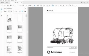 ADVANCE RS 501 SERVICE MANUAL - PDF DOWNLOAD