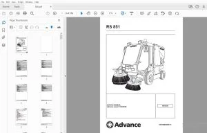 ADVANCE RS 851 SERVICE MANUAL - PDF DOWNLOAD