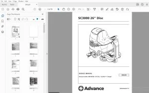 ADVANCE SC3000 26โ Disc SERVICE MANUAL - PDF DOWNLOAD