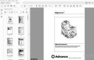 Advance Adgressor Service Manual 56043097 - PDF DOWNLOAD