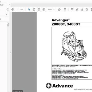 Advance Advenger 2800ST, 3400ST Instructions For Use Manual - PDF DOWNLOAD