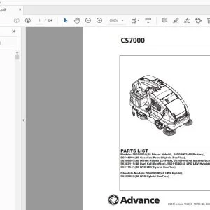 Advance CS7000 Parts Manual - PDF DOWNLOAD