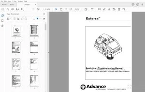 Advance Exterra Quick Start Troubleshooting Manual - PDF DOWNLOAD