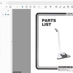 Advance Liquidator Extractor Tool Parts Manual - PDF DOWNLOAD