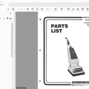 Advance Minitron FC 12 FC 12-5 Parts Manual - PDF DOWNLOAD