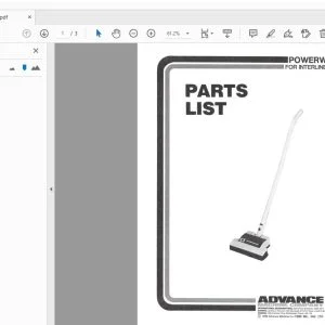 Advance Powerwand For Interline Vacs Parts Manual - PDF DOWNLOAD