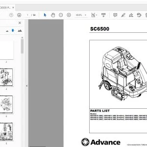 Advance SC6500 Parts Manual - PDF DOWNLOAD