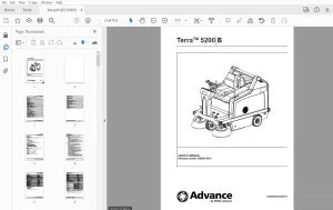 Advance Terra 5200 B Service Manual 9084513010 - PDF DOWNLOAD