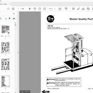BT FORKLIFT OE-35 QUALITY PARTS MANUAL 309824-000 - PDF DOWNLOAD