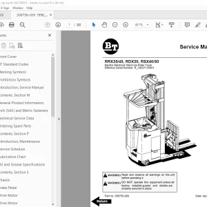 BT-Prime Mover RRX35/45 RDX30 RSX40/50 Rider Up Service Manual PDF