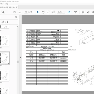 Baoli Forklift CPD10-15 10J-15J Parts Manual - PDF DOWNLOAD