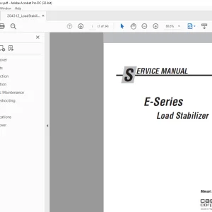 Cascade E-Series Load Stabilizer Service Manual 204312 - PDF DOWNLOAD