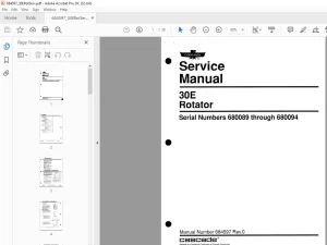 Cascade 30E Rotator Service Manual 684597 - PDF DOWNLOAD