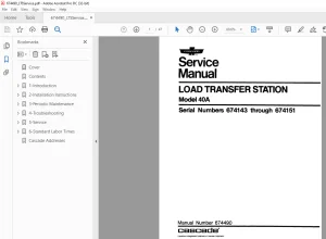 Cascade 40A LOAD TRANSFER STATION Service Manual 674490 - PDF DOWNLOAD