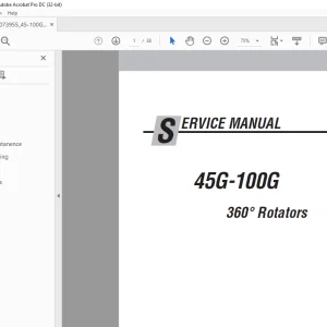 Cascade 45G-100G 360° Rotators Service Manual 6073955 - PDF DOWNLOAD