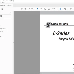 Cascade C-Series Integral Sideshifter Service Manual - PDF DOWNLOAD