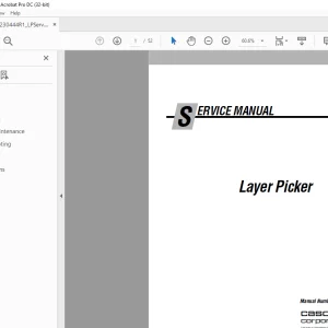 Cascade Layer Picker Service Manual - PDF DOWNLOAD