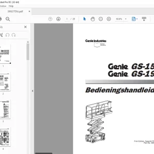 GENIE GS-1530 GS-1930 Bedieningshandleiding - PDF DOWNLOAD