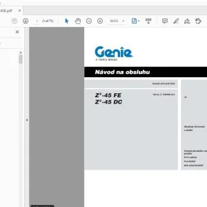 GENIE Z-45 FE Z-45 DC Návod na obsluhu 1294784SK - PDF DOWNLOAD