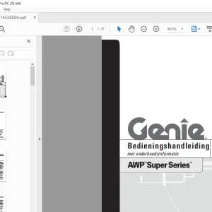 Genie Lift Tools™ Expo Installer Supplement bedieningshandleiding 1286259DUGT PDF
