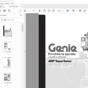 Genie AWP SuperSeries Priročnik za uporabo 145356SL - PDF DOWNLOAD