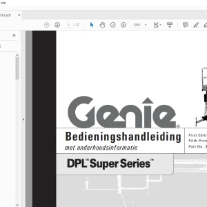 Genie DPL Super Series™ Bedieningshandleiding 38132DU - PDF DOWNLOAD