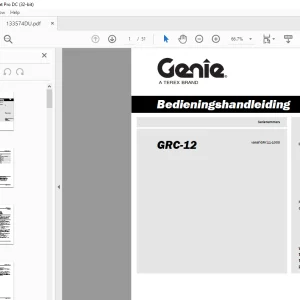 Genie ZX-135/70 Bedieningshandleiding 160568DU - PDF DOWNLOAD