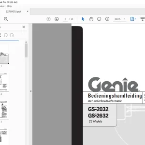Genie GS-2032 GS-2632 Bedieningshandleiding 82784DU - PDF DOWNLOAD