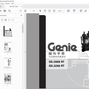Genie GS-2668 RT GS-3268 RT 操作手冊 48735CT - PDF DOWNLOAD