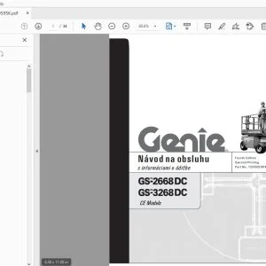 Genie GS-2668DC GS-3268DC Návod na obsluhu 1000059SK - PDF DOWNLOAD