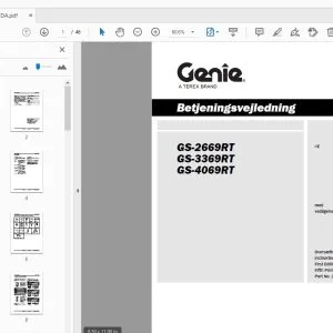 Genie GS-2669RT GS-3369RT GS-4069RT Betjeningsvejledning 230495DA - PDF DOWNLOAD