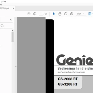 Genie GSTM-2668 RT GSTM-3268 RT Bedieningshandleiding 48735DU - PDF DOWNLOAD