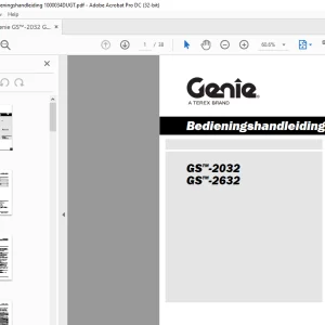 Genie GS™-2032 GS™-2632 Bedieningshandleiding 1000034 - PDF DOWNLOAD
