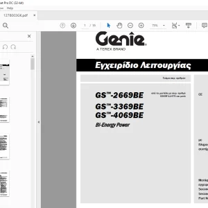 Genie GS™-2669BE GS™-3369BE GS™-4069BE Bi-Energy Power γχειρίδιο Λειτουργίας