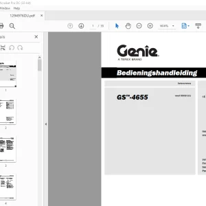 Genie GS™-4655 Bedieningshandleiding 1294976DU - PDF DOWNLOAD