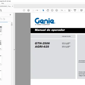 Genie GTH-2506 AGRI-625 Manual do operador - PDF DOWNLOAD