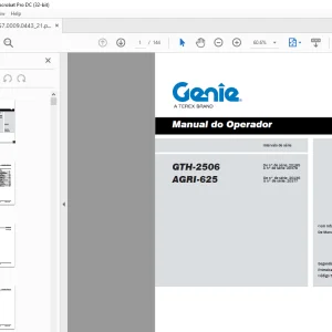 Genie GTH-2506 AGRI-625 Manual do operador 57.0009.0443 - PDF DOWNLOAD