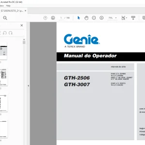 Genie GTH-2506 GTH-3007 Manual do operador 57.0009.0570 - PDF DOWNLOAD