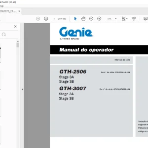 Genie GTH-2506 GTH-3007 Manual do operador 57.0009.0678 - PDF DOWNLOAD