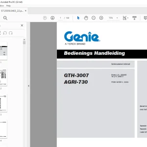 Genie GTH-3007 AGRI-730 Bediening Hsanleiding - PDF DOWNLOAD