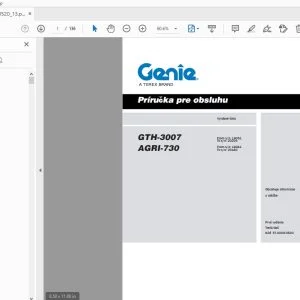 Genie GTH-3007 AGRI-730 Príručka pre obsluhu 57.0009.0520_13 - PDF DOWNLOAD