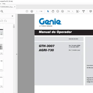 Genie GTH-3007 AGRl-730 Manual do operador 57.0009.0464 - PDF DOWNLOAD