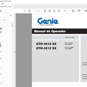 Genie GTH-4010 SX GTH-3512 SX Manual do operador - PDF DOWNLOAD