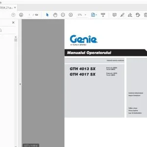 Genie GTH 4013 SX GTH 4017 SX Manualul Operatorului 57.0009.0554_21 - PDF DOWNLOAD