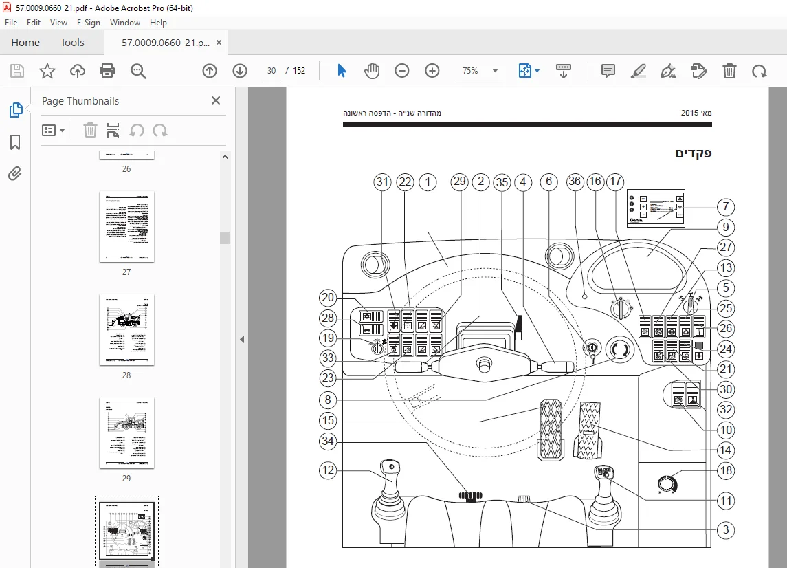 Genie GTH-4016 R GTH-4018 R GTH-5021 R (Stage 3A Stage 3B) מדריך למפעיל PDF - Image 3