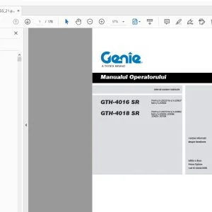 Genie GTH-4016 SR GTH-4018 SR Manualul Operatorului 57.0009.0555_21 - PDF DOWNLOAD