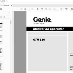 Genie GTH-636 Manual do operador 1257761PB - PDF DOWNLOAD
